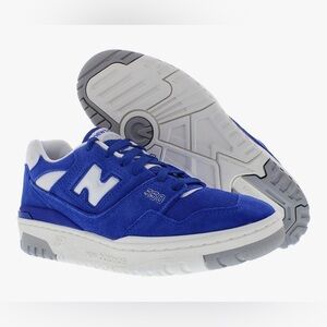 New Balance 550 Blue 👟 Suede Pack Team Royal, Size 3 (EUC)